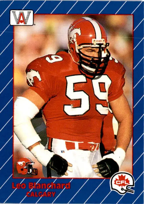 1991 All World CFL French #20 Leo Blanchard - Football Card Single