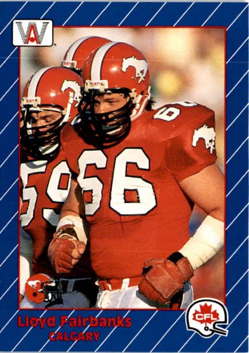 1991 All World CFL French #22 Lloyd Fairbanks - Football Card Single