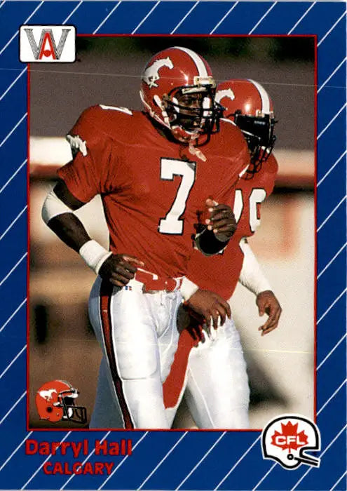 1991 All World CFL French #25 Darryl Hall - Football Card Single