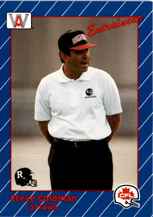 1991 All World CFL French #31 Steve Goldman - Football Card Single