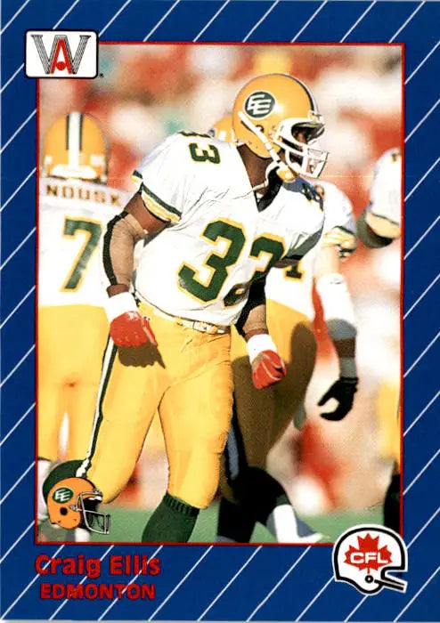 1991 All World CFL French #37 Craig Ellis - Football Card Single