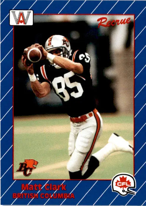 1991 All World CFL French #4 Matt Clark - Football Card Single