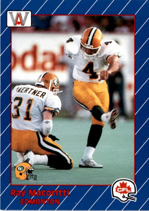 1991 All World CFL French #41 Ray Macoritti - Football Card Single
