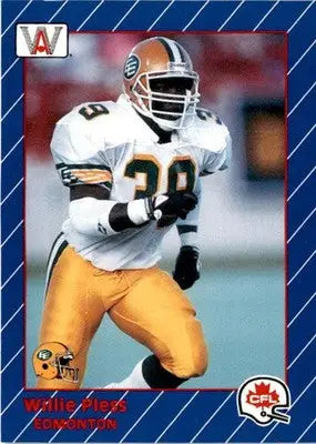 1991 All World CFL French #42 Willie Pless - Football Card Single