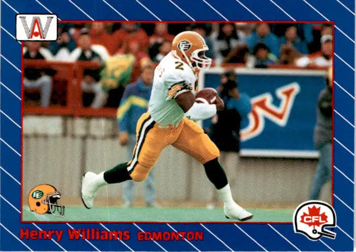 1991 All World CFL French #46 Henry Williams - Football Card Single