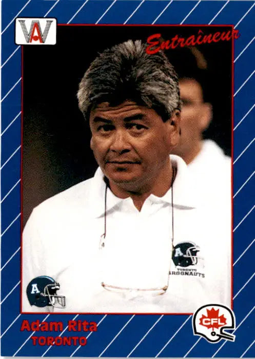 1991 All World CFL French #47 Adam Rita - Football Card Single
