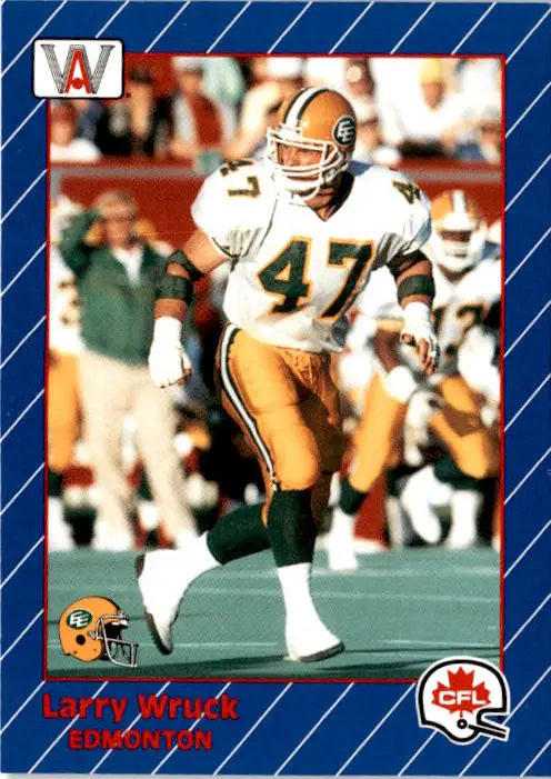 1991 All World CFL French #48 Larry Wruck - Football Card Single