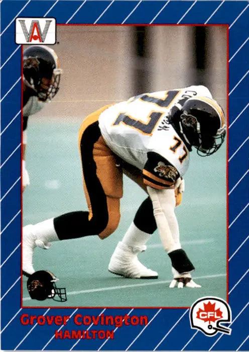 1991 All World CFL French #49 Grover Covington - Football Card Single