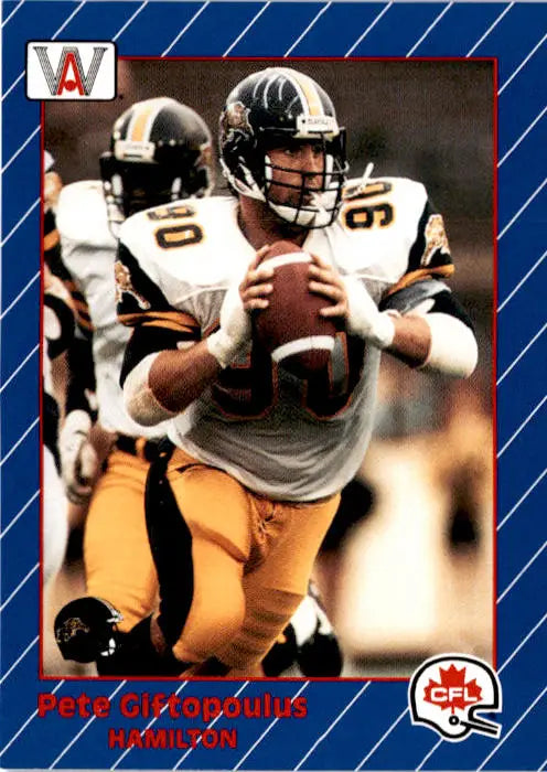 1991 All World CFL French #52 Pete Giftopoulos - Football Card Single