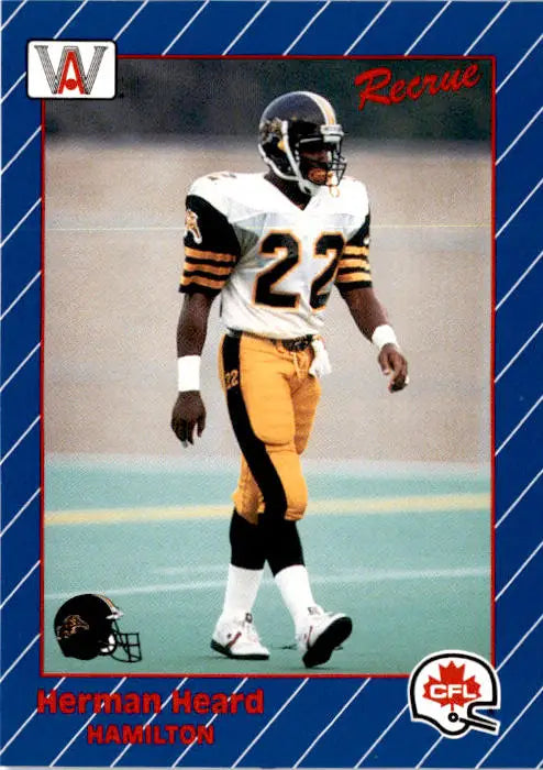 1991 All World CFL French #53 Herman Heard - Football Card Single