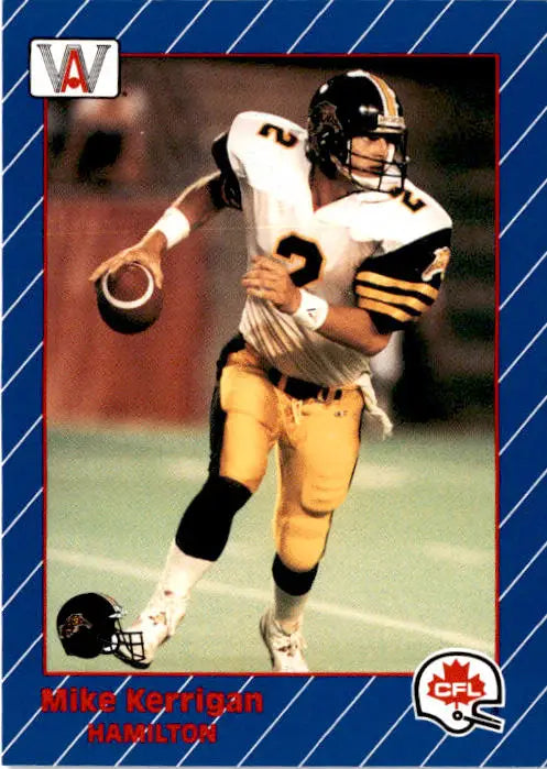 1991 All World CFL French #54 Mike Kerrigan - Football Card Single