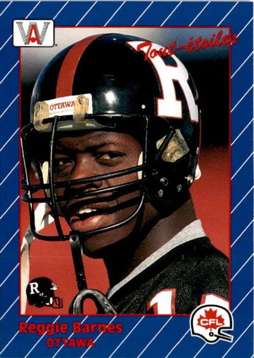 1991 All World CFL French #55 Reggie Barnes - Football Card Single