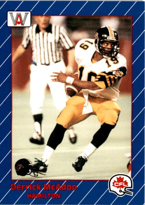 1991 All World CFL French #56 Derrick McAdoo - Football Card Single