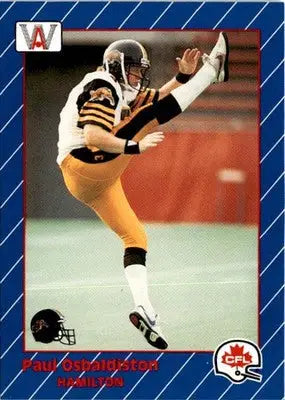 1991 All World CFL French #57 Paul Osbaldiston - Football Card Single