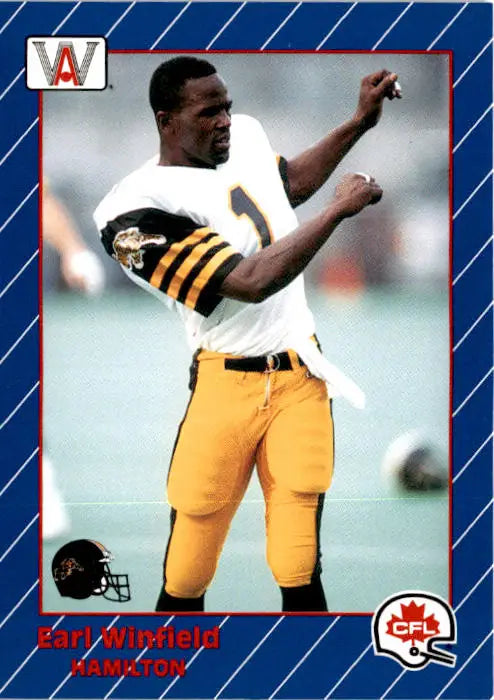 1991 All World CFL French #58 Earl Winfield - Football Card Single