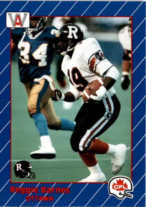 1991 All World CFL French #61 Reggie Barnes - Football Card Single