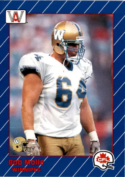 1991 All World CFL French #62 Bob Molle - Football Card Single