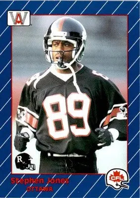 1991 All World CFL French #67 Stephen Jones - Football Card Single