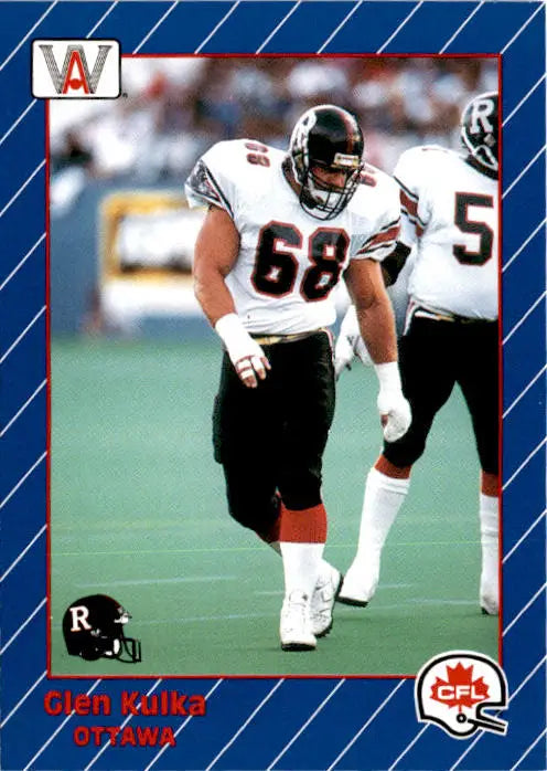 1991 All World CFL French #69 Glenn Kulka - Football Card Single