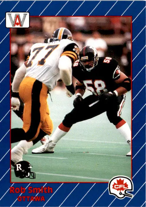 1991 All World CFL French #71 Rob Smith - Football Card Single