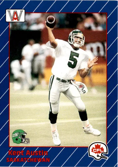 1991 All World CFL French #73 Kent Austin - Football Card Single