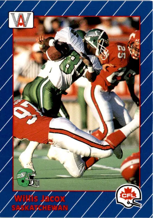 1991 All World CFL French #78 Willis Jacox - Football Card Single