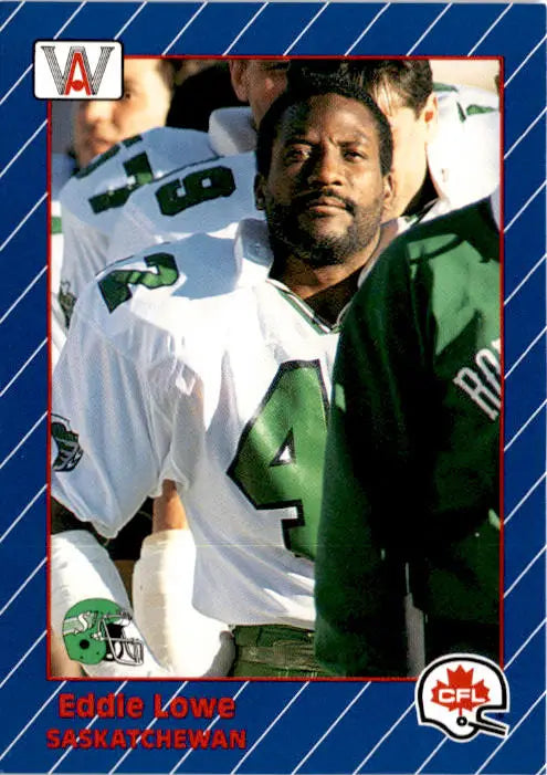 1991 All World CFL French #79 Eddie Lowe - Football Card Single