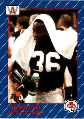 1991 All World CFL French #8 Stewart Hill - Football Card Single