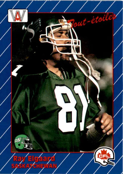 1991 All World CFL French #80 Ray Elgaard - Football Card Single