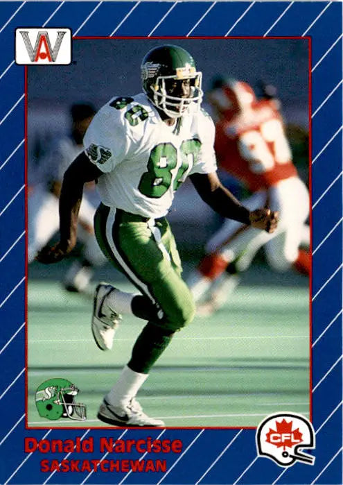 1991 All World CFL French #81 Donald Narcisse - Football Card Single