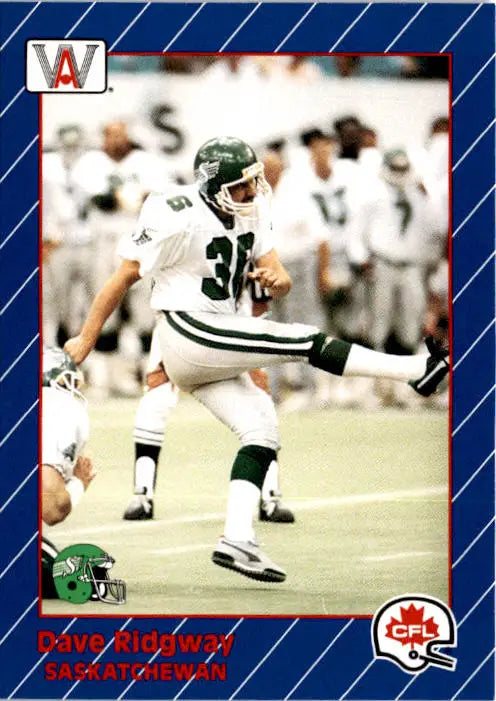 1991 All World CFL French #83 Dave Ridgway - Football Card Single