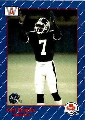 1991 All World CFL French #85 Carl Brazley - Football Card Single