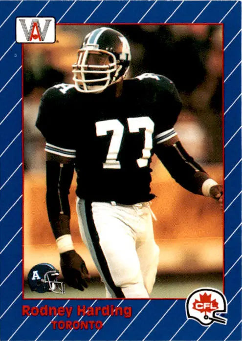 1991 All World CFL French #90 Rodney Harding - Football Card Single