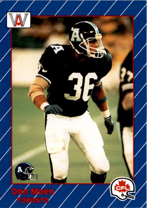 1991 All World CFL French #91 Don Moen - Football Card Single