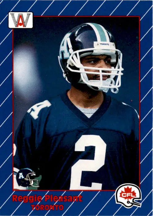 1991 All World CFL French #93 Reggie Pleasant - Football Card Single