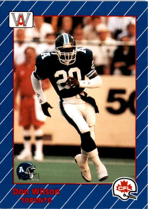 1991 All World CFL French #97 Don Wilson - Football Card Single