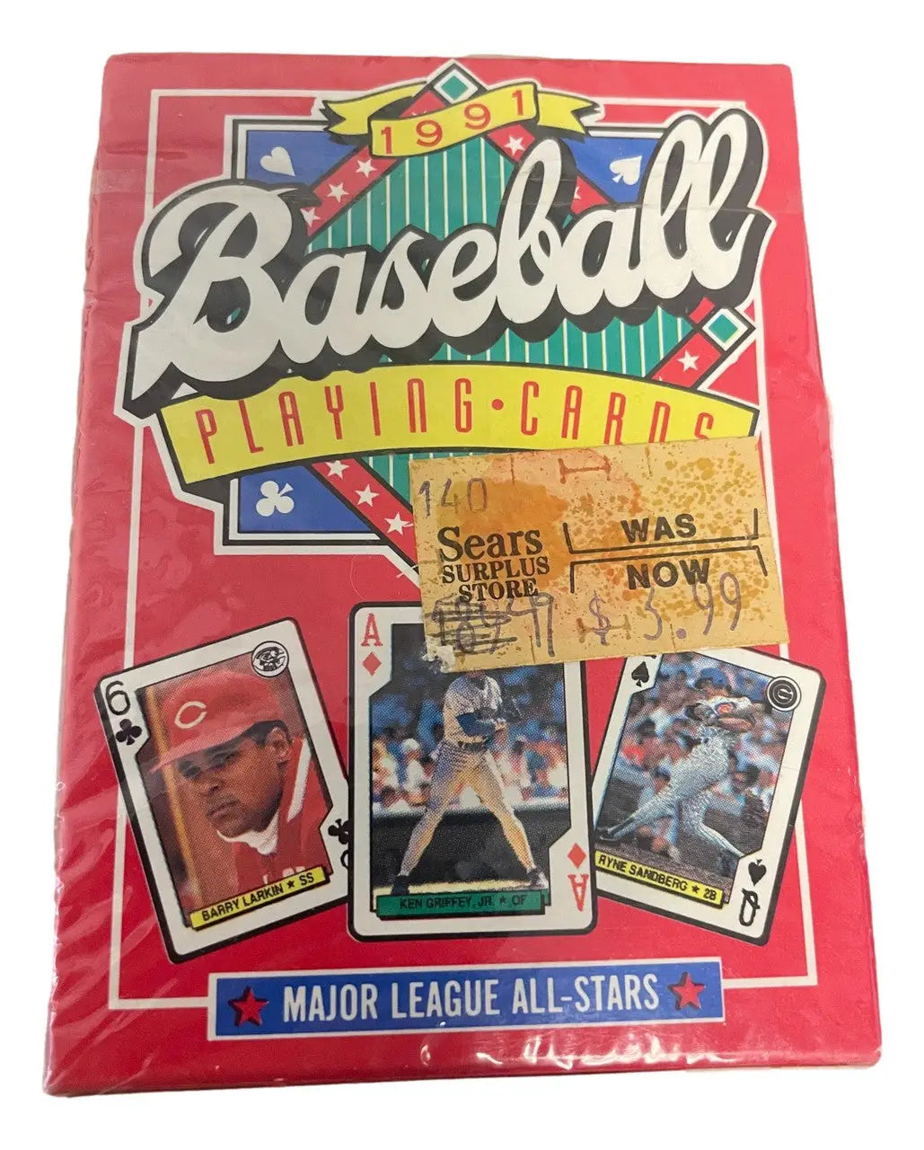 1991 Baseball Playing Cards Major League All-Stars Factory Sealed