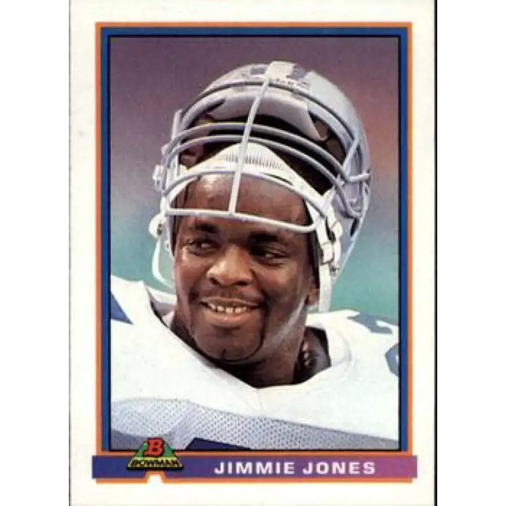 1991 Bowman #107 Jimmie Jones NM-MT Dallas Cowboys Football Card - Football Card Single