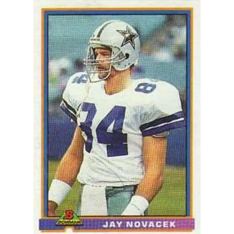 1991 Bowman #108 Jay Novacek NM-MT Dallas Cowboys Football Card