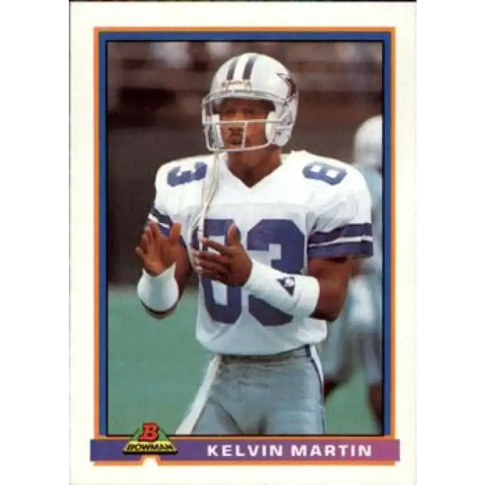 1991 Bowman #116 Kelvin Martin NM-MT Dallas Cowboys Football Card - Football Card Single