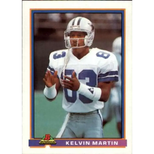 1991 Bowman #116 Kelvin Martin NM-MT Dallas Cowboys Football Card
