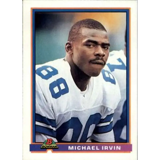 1991 Bowman #120 Michael Irvin NM-MT Dallas Cowboys Football Card