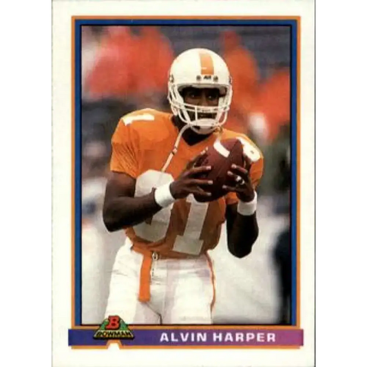 1991 Bowman #122 Alvin Harper NM-MT RC Rookie Dallas Cowboys Football Card