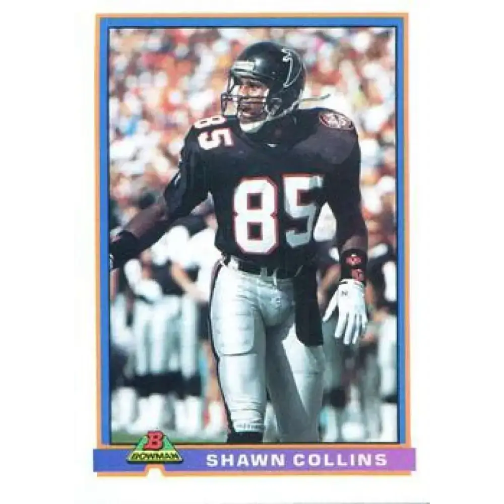 1991 Bowman #13 Shawn Collins NM-MT Atlanta Falcons Football Card - Football Card Single