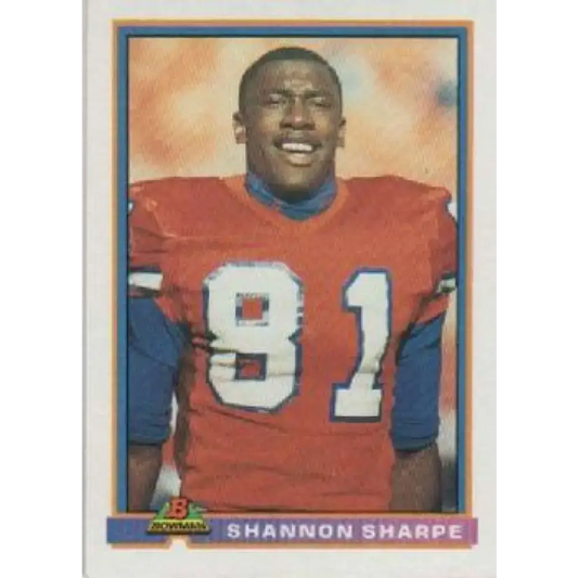1991 Bowman #131 Shannon Sharpe NM-MT Denver Broncos Football Card