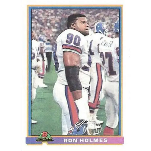 1991 Bowman #132 Ron Holmes NM-MT Denver Broncos Football Card