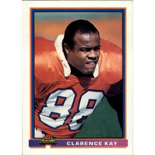1991 Bowman #135 Clarence Kay NM-MT Denver Broncos Football Card