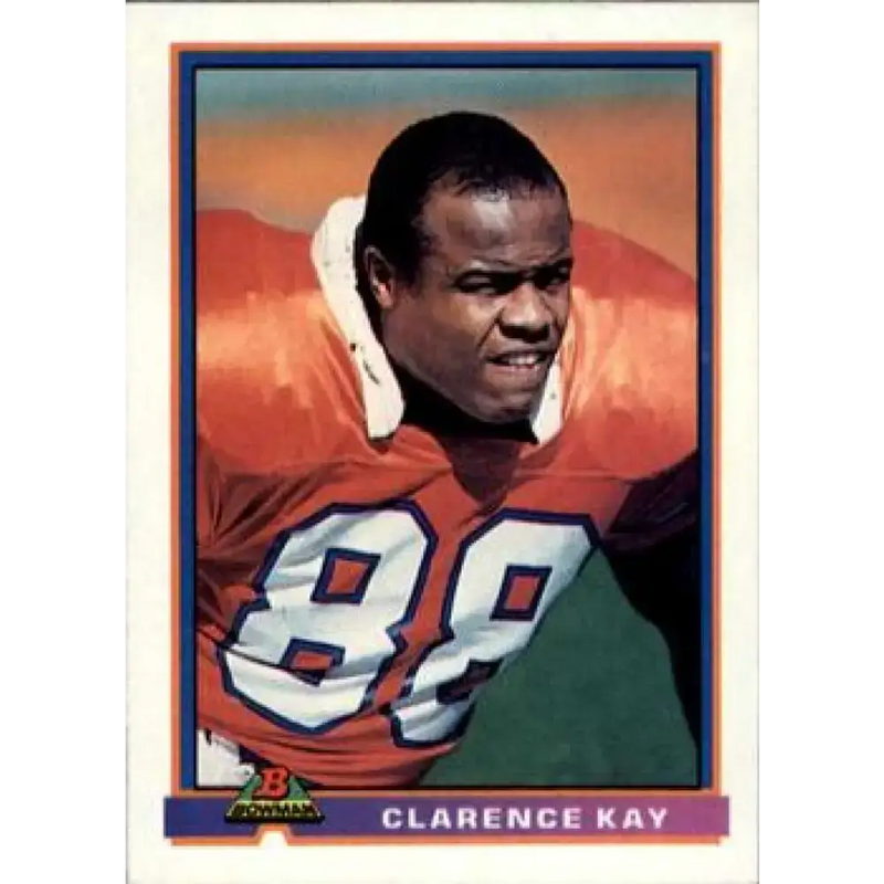 1991 Bowman #135 Clarence Kay NM-MT Denver Broncos Football Card - Football Card Single