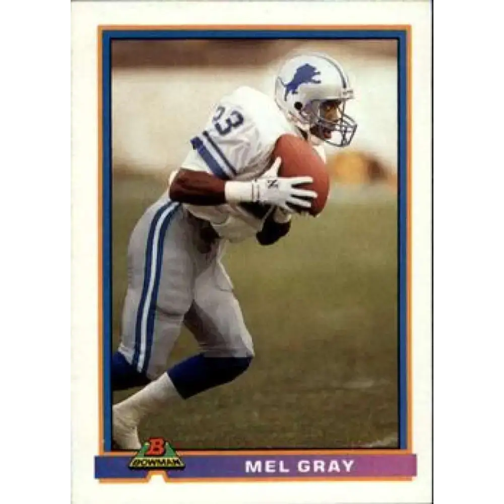 1991 Bowman #143 Mel Gray NM-MT Detroit Lions Football Card - Football Card Single