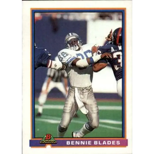 1991 Bowman #152 Bennie Blades NM-MT Detroit Lions Football Card